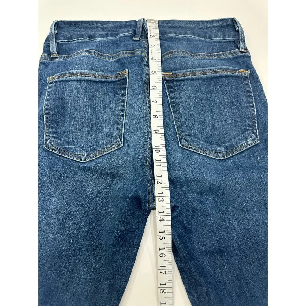 Good American Good Legs Skinny Jeans Size 4 Side Stripe Detail - Picture 7 of 8
